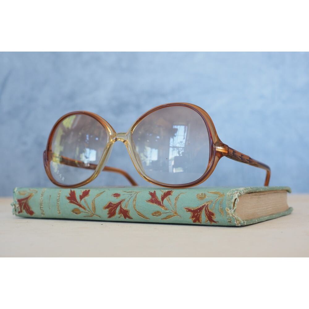 Vintage 1970s Sunglasses Disco retro Made In Germany Grandma Chic multicolor